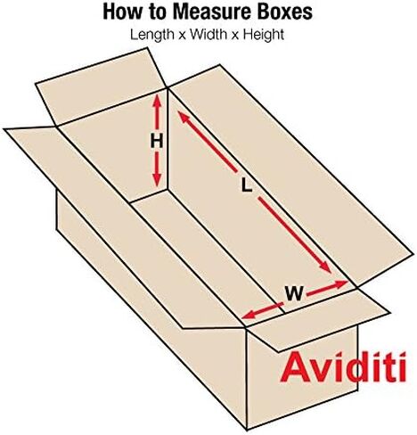 Aviditi HD601212DW Heavy-Duty Double Wall Corrugated Cardboard Box 60" L x 12" W x 12" H, Kraft, for Shipping, Packing and Moving (Pack of 5) in Saudi Arabia