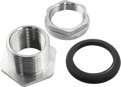 تركيب خزان مياه مقاس 1 بوصة NPT، محول خزان تركيب من الفولاذ المقاوم للصدأ لخزان حوض السمك في الحديقة in Kuwait