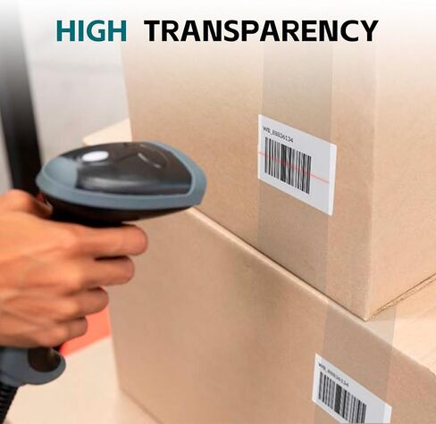 Clear Packing Tape, 12 Rolls Heavy Duty Packing Tape 1.88 Inches Wide 65 Yards Per Roll 780 Total Yards, Clear Tape is Ideal for Home Office and Transportation in Kuwait