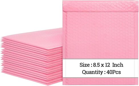 8.5 x 12 Inch Padded Envelope 30 Pack, Self-Seal Poly Bubble Mailers, Waterproof Shipping Bags for Small Business, Teal in Saudi Arabia