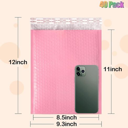 8.5 x 12 Inch Padded Envelope 30 Pack, Self-Seal Poly Bubble Mailers, Waterproof Shipping Bags for Small Business, Teal in Saudi Arabia