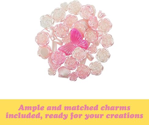 Decoden Cream Kit with 9pcs 50ml Simulation Fake Whipped Cream Clay Glue 20 Flatback Charms 12 Plastic Decorating Tip and DIY Adhesive Tools for Holiday Craft Gifting Handmade Decor in Saudi Arabia