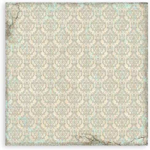 Stamperia Scrapbooking Pad 10 Sheets 30.5 x 30.5 (12x12) Maxi Background Selection Voyages Fantastiques, 12 x 12 inch, Multicoloured in Saudi Arabia