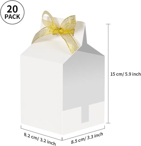 PYD Life 20 Pack 11 OZ Sublimation Mugs Blanks Gift Boxes Bulk Matte White 5.5" x 3.3" x 7.7" with Golden Ribbon for Heat Press Transfer in Saudi Arabia