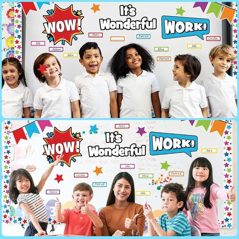 thyle 94 جهاز كمبيوتر شخصى نجاح باهر العمل لوحة الإعلانات مجموعة الفصول الدراسية لوحة الإعلانات الديكور الرايات نجمة القواطع اسم العلامات مساعد المعلم ديكور السبورة للطلاب المعلمين العودة إلى المدرسة الفصول الدراسية جدار ديكور in Kuwait