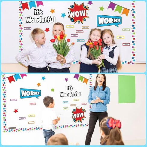thyle 94 جهاز كمبيوتر شخصى نجاح باهر العمل لوحة الإعلانات مجموعة الفصول الدراسية لوحة الإعلانات الديكور الرايات نجمة القواطع اسم العلامات مساعد المعلم ديكور السبورة للطلاب المعلمين العودة إلى المدرسة الفصول الدراسية جدار ديكور in Kuwait