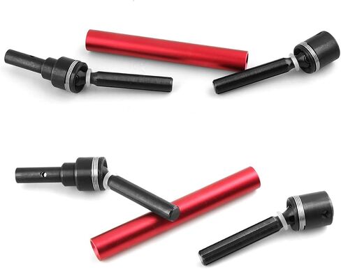 Widened Metal RC Drive Sharft CVD Transmission Shaft for Traxxas 1/10 MAXX 2.0 V2 89076-4 WideMaxx RC Car (Red) in Kuwait