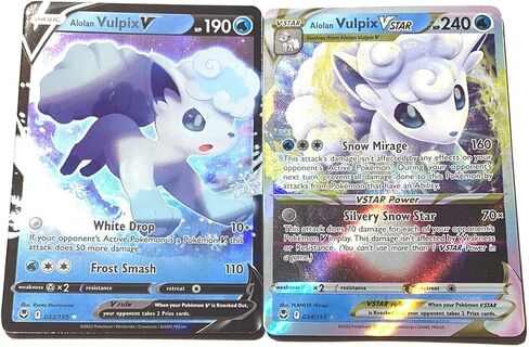 Alolan V & Vstar 008/195 - Silver Tempest - مجموعة بطاقات بوكيمون النادرة للغاية - مجموعة بطاقات 2 in Saudi Arabia