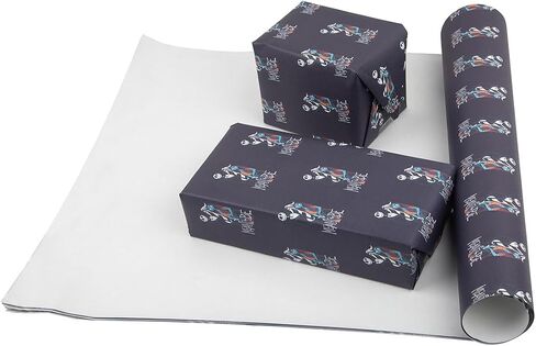 10 أوراق كابوس مضحك قبل عطلة عيد الميلاد لفة ورق التغليف للهدايا مقاس 17 بوصة × 27.5 بوصة لكل ورقة (10 أوراق في لفة غير مطوية) in Saudi Arabia