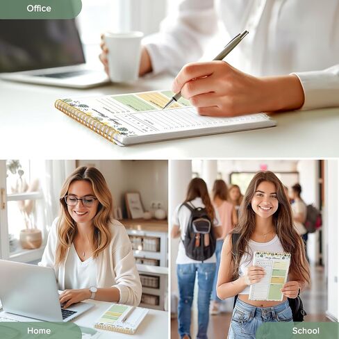 مفكرة قائمة المهام، مفكرة قائمة المهام للعمل مع 52 ورقة غير مؤرخة، مخطط قائمة المهام اليومية، مفكرة منظم قائمة التحقق للمكتب والمنزل والمدرسة - فاكهي in Saudi Arabia