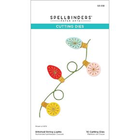 Spellbinders Stitched String Lights Etched Dies