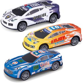 7 inch Friction Power Cars Toys,Push and Go Pull Back Cars,3 Pack Die Mini Cast Race Cars for Toddlers Suitable for 3-7 Year Old Kids Toys for Boys and Girls Birthday Party Gifts