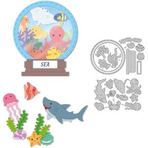 4 Styles Lighthouse Birds Cutting Dies Card Making Summer Lighthouse Die Cut Carbon Steel Die Cuts Stencils Scrapbooking Embossing Template Tool for DIY Paper Craft Albums Card Gift Decor