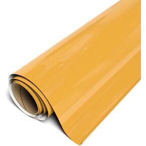 Siser EasyPSV Starling 12''x1yd - Permanent Adhesive Craft Vinyl, Dishwasher Safe, for Indoor and Outdoor Applications (Matte Mustard)