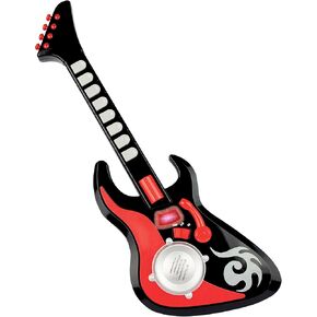 Winfun: Cool Sounds: Guitar - Black & Red - 8 Key Instrument, Whammy Bar, Strum Bar, Demo Songs, Music Development, Sensory Toy, Kids Ages 3+