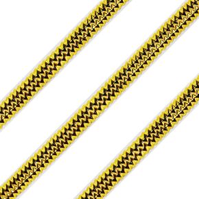 10Yards 15mm/0.59inch Wide Golden Fabric Decorative Lace Webbing for All Kinds of Sewn Garments, Curtains, Sewing and DIY Crafts Lamps Furniture Decoration Gimp Braid Trim (Golden -15mm)