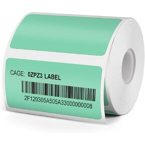 Brown Thermal Labels 1 × 2 Inch Vinyl Waterproof Stickers Self-Adhesive Address Decals Compatible with M110/M220 350 PCS