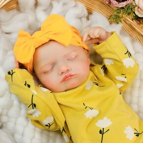 Reborn Baby Dolls Girls - 20 Inch Realistic Sleeping Newborn Baby Doll,Lifelike Full Vinyl Body Anatomically Correct Real Life Baby Dolls Advanced Painted Gift Set for Kids Age 3+