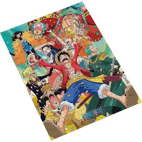 ABYstyle One Piece Straw Hat Crew 1000 pc. Puzzle Featuring Monkey D. Luffy, Nami, Zoro, Chopper, and More Ideal Gift for Anime and Puzzle Enthusiasts Family-Friendly Activity