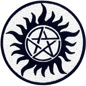 Protection Symbols Against Demons Patch Embroidered Applique Iron On Sew On Emblem