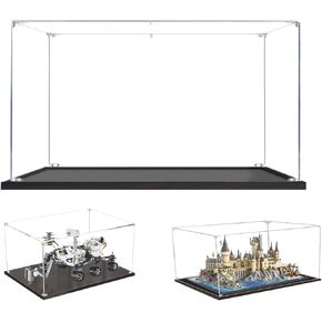 Display Case - Acrylic Clear Display Box for Lego 76419 42158 - Case for [Hogwarts Castle and Grounds/Mars Rover Perseverance] - 15.7x11.8x9.84 inch