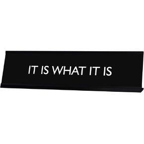 لافتات من LITA IT IS WHAT IT IS علامة مكتب مبتكرة