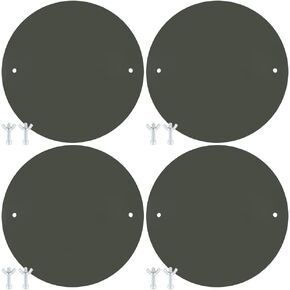 BENECREAT 12inch Diameter Olive Green Pottery Wheel Bats, Pre Drilled Round Clay Throwing Bats for Potters Clay Artists Spinning Clay,Making Ceramics, 5.5mm Thick