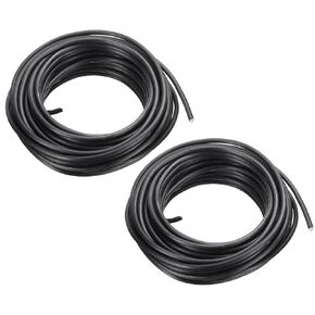 PATIKIL 4mm Bonsai Training Wire, 2 Roll Floral Wire Stems Anodized Aluminum Tree Wire 32.8 Feet Total for Gardening Branch Fixing, Black