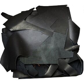 ELW Vegetable Tanned Leather Scraps | 2-6 oz Light Weight | Size: 2 LB | Genuine Cowhide Full Grain Leather Remnants for DIY, Crafting, Leatherworking, Tooling | Color: Veg Tanned - Lightweight