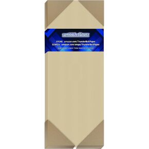 50 Desert Tan Fiber Finish Cardstock Paper Sheets - 8.5 X 14 Inches Legal|Menu Size - 80 lb/Pound Cover|Card Weight 216 GSM - Natural Fiber with Darker Specks - Slightly Rough Finish