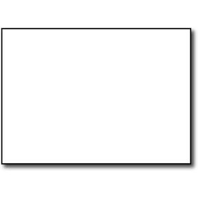 White 5" x 7" Paper Memo Sheets - 70lb Text / 28lb Bond - Bright White - 100 Sheets