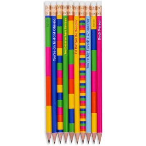 ban.do Write On Colorful Pencil Set of 10, Pre-Sharpened #2 Graphite Pencils, Assorted
