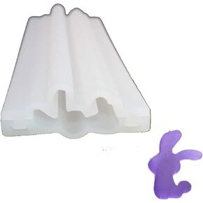 Silicone Soap Mold Long Tube Column Mould DIY Dessert Soap Candle Clay Craft Making Molds Pipe Tube Handmade Cake Mousse Baking Tool (Cactus)