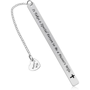 Pastor's Wife Appreciation Gifts Bookmark Christian Gift for Women Thank You Gifts for Pastor's Wife Birthday Gift for Preacher's Wife Pastor Appreciation Day Gifts Christmas Religious Book Lover Gift