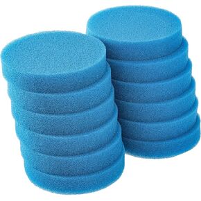 LTWHOME Blue Coarse Foam Media Filter Pads Suitable for Classic 2215/350 2616151(Pack of 12)
