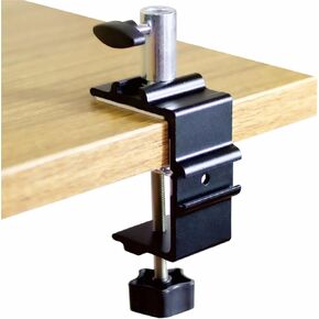 Heavy Duty Replacement Clamp for 1/2" Base Magnifying Lamp，Desk Lamp，Magnify Lamp，Swing Arm Lamp，Mic Microphone Suspension Boom Scissor Mount(Silver)