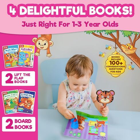 Doctor Jupiter Storytelling Set for Girls | Gift for 1-3 Year Old Girls | Includes 3 Board Books & 10 Animal Masks |Great for Christmas or Birthdays|Learning & Educational Toy for Ages 1-2-3 in Saudi Arabia
