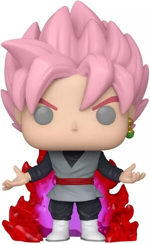 Funko Dragon Ball Super Pop! Super Saiyan Rose Goku Black Glow in The Dark Vinyl Figure 1516 Bundled with Pop Protector, Standard, FUN76944 in Saudi Arabia