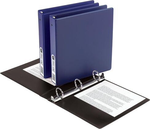 Wilson Jones Round Ring Binder, 2", Blue, 4-Pack (W70368-44BL) in Saudi Arabia