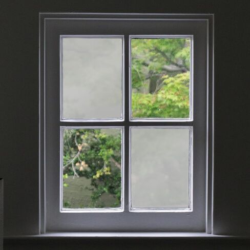 Ant Frosted Matte Etched Adhesive Vinyl All-Weather Fade Proof, Indoor Outdoor Use Bathroom Door Window Covering Decorative Frosting Stickers (12x15ft, White) in Kuwait