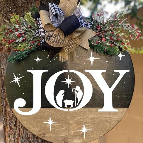 Christmas Stencils for Painting on Wood Reusable Large Nativity Scene Snowflake Stencil Christmas Pine Tree Templates for Wood Sign Home Crafts Window Glass Canvas (Pine Tree) in Saudi Arabia