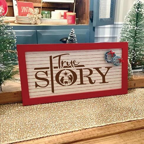 Christmas Stencils for Painting on Wood Reusable Large Nativity Scene Snowflake Stencil Christmas Pine Tree Templates for Wood Sign Home Crafts Window Glass Canvas (Pine Tree) in Saudi Arabia