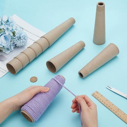 PH PandaHall 10pcs Wool Winding Tube Yarn Ball Winding Tube Kitting Winder Weave Tube Yarn Organizer Storage Weave Tube Cardboard Tube DIY Knitting Tube for Sewing Accessories, 7x1.9inch in Saudi Arabia