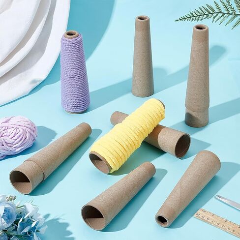 PH PandaHall 10pcs Wool Winding Tube Yarn Ball Winding Tube Kitting Winder Weave Tube Yarn Organizer Storage Weave Tube Cardboard Tube DIY Knitting Tube for Sewing Accessories, 7x1.9inch in Saudi Arabia