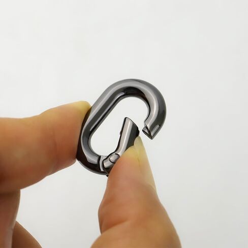 8 قطعة حلقة بيضاوية الربيع ، حلقة تسلق مستديرة المفاجئة كليب الزناد الربيع كيرينغ مشبك ، حلقة بيضاوية للحقائب والمحافظ in Kuwait