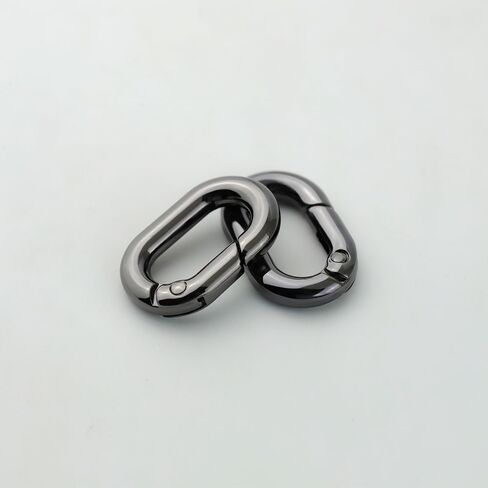 8 قطعة حلقة بيضاوية الربيع ، حلقة تسلق مستديرة المفاجئة كليب الزناد الربيع كيرينغ مشبك ، حلقة بيضاوية للحقائب والمحافظ in Kuwait