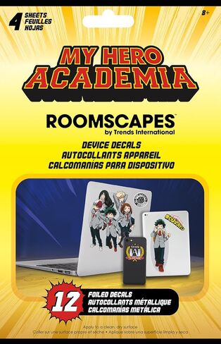 My Hero Academia Device Decals with Foil (12-Pack) Device Decals in Saudi Arabia