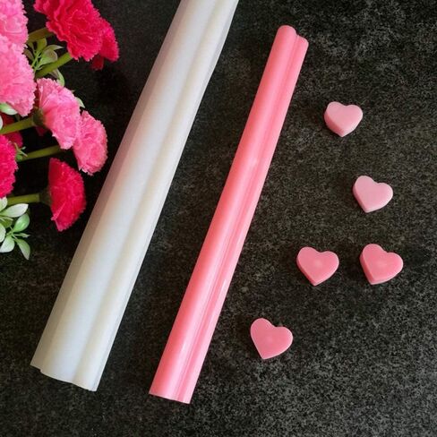 Silicone Soap Mold Long Tube Column Mould DIY Dessert Soap Candle Clay Craft Making Molds Pipe Tube Handmade Cake Mousse Baking Tool (Cactus) in Saudi Arabia