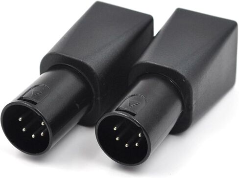 (4 Pack) DMX to RJ45 Connector 5 Pin XLR Adapter to Ethernet Female Plug, CAT-5 Ethernet Cable as a DMX512 Cable in Saudi Arabia