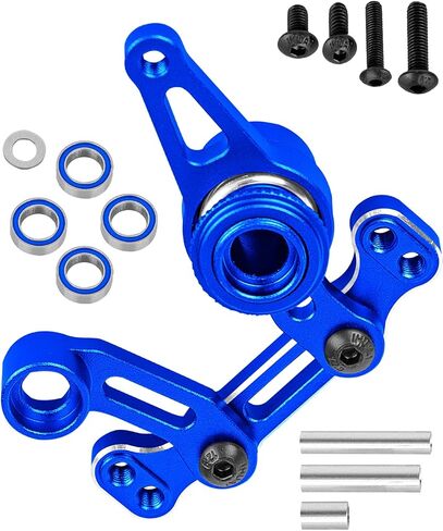 جزء من كرنك جرس التوجيه RC لسيارة 1/10 ECX 2WD RC، كرنك جرس توجيه من سبائك الألومنيوم، وصلة سحب مع محامل كروية، وردي in Saudi Arabia